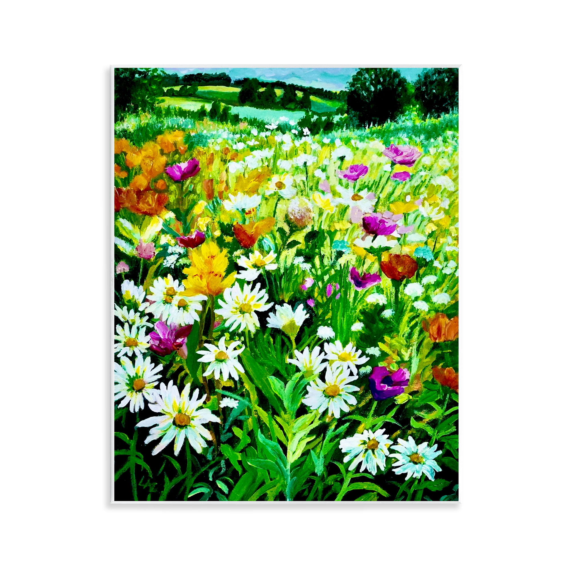 Stupell Industries Hillside Fusion Meadow Wall Plaque Art, design by Lee Ann Zirbes