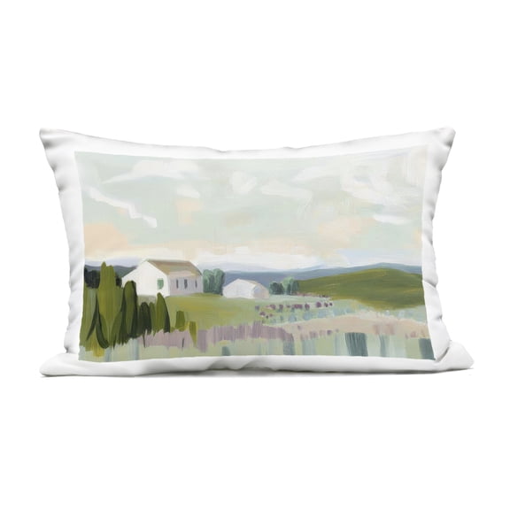 Stupell Industries Hillside Haven Cottage Outdoor Printed Pillow design by Elara Yasna, 14 x 7 x 20