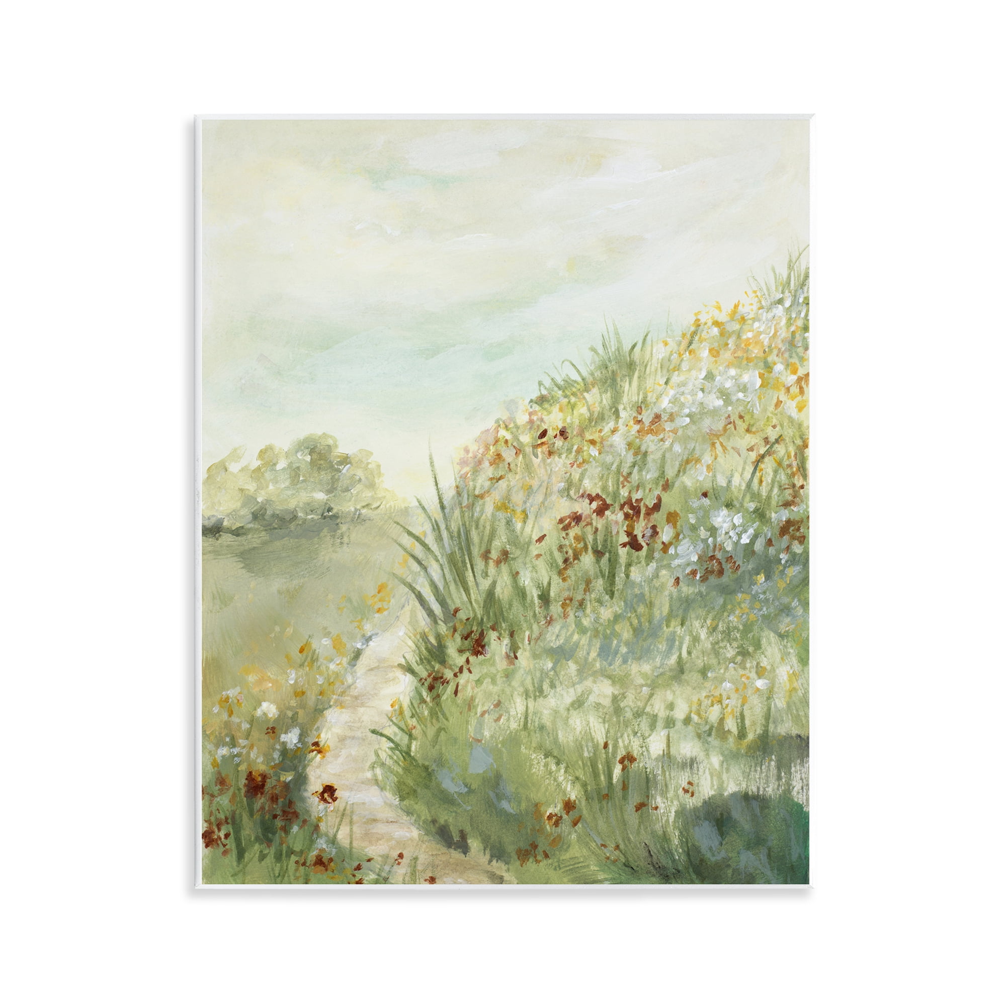 Stupell Industries Hilltop Blooms & Winding Trail Wall Plaque Art, design by Lanie Loreth