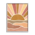 thumbnail image 1 of Stupell Industries Hilly Sunrise Beams Boho Landscape Geometric Pattern,16 x 20, Design by Taylor Shannon Designs, 1 of 5