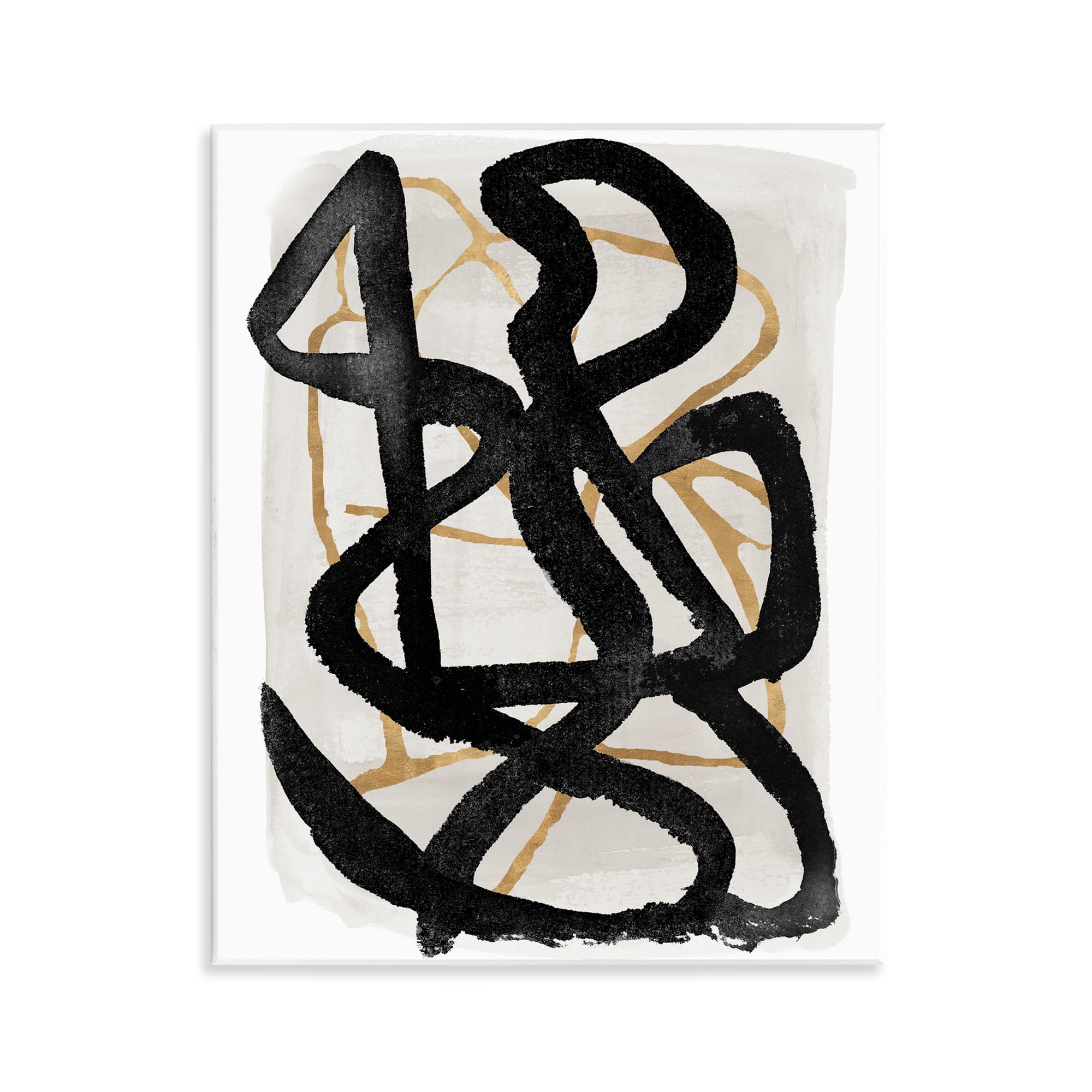 Stupell Industries Hindsight Black & Beige Wall Plaque Art, design by Lucille Price