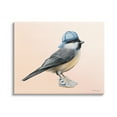thumbnail image 1 of Stupell Industries Hip Chickadee Bird Backwards Hat Trendy Sneakers Graphic Art Gallery Wrapped Canvas Print Wall Art, Design by Amelie Legault, 1 of 7