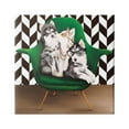 thumbnail image 1 of Stupell Industries Hipster Dogs Green Mod Chair Modern Room Interior, 17 x 17, Design by Kamdon Kreations, 1 of 6