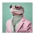 thumbnail image 1 of Stupell Industries Contemporary Hipster Iguana Portrait Canvas Art, 17 x 17, by Roozbeh, 1 of 8