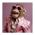 thumbnail image 1 of Stupell Industries Eclectic Hipster Monkey in Suit Canvas Art, 30 x 30, by Roozbeh, 1 of 8