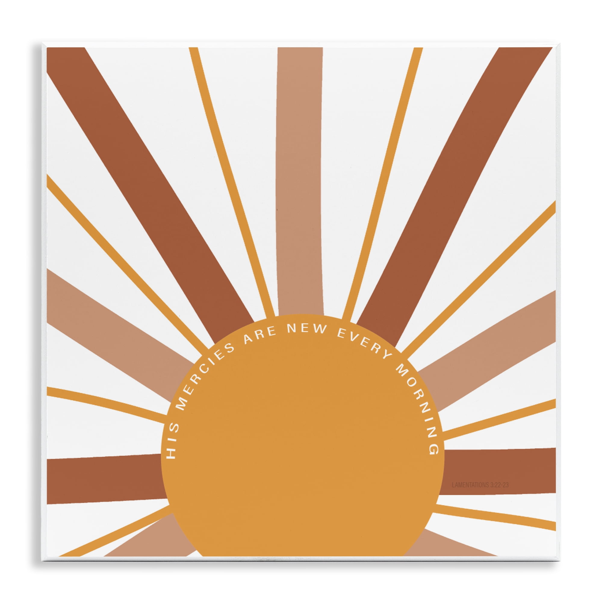 Stupell Industries His Mercies Every Morning Wall Plaque Art, design by SD Graphics Studio