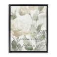 thumbnail image 1 of Stupell Industries Farmhouse His Presence Floral Scripture Black Floating Frame Canvas Art, 25 x 31, by Lanie Loreth, 1 of 8