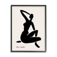 thumbnail image 1 of Stupell Industries Historic Matisse Woman Sitting Minimal Silhouette Framed Wall Art, 11 x 14, Design by Ros Ruseva, 1 of 5