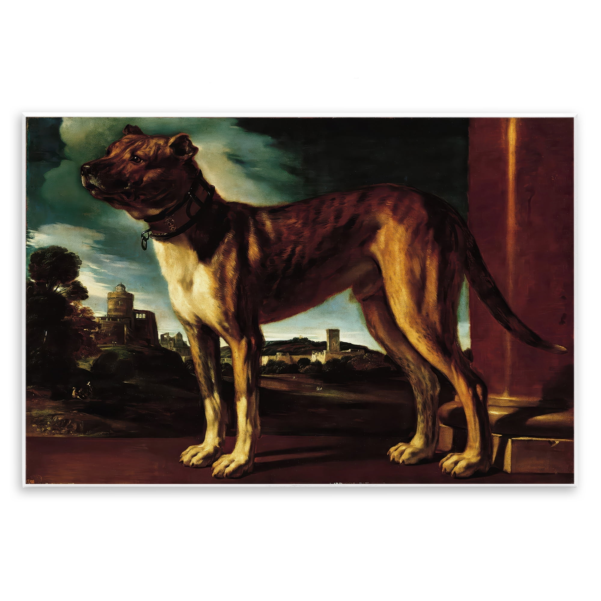 Stupell Industries Historical Aldrovani Dog Wall Plaque Art, design by Lil' Rue