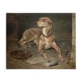 thumbnail image 1 of Stupell Industries Transitional Historical Dog & Bowl Canvas Art, 20 x 16, by Lil' Rue, 1 of 8