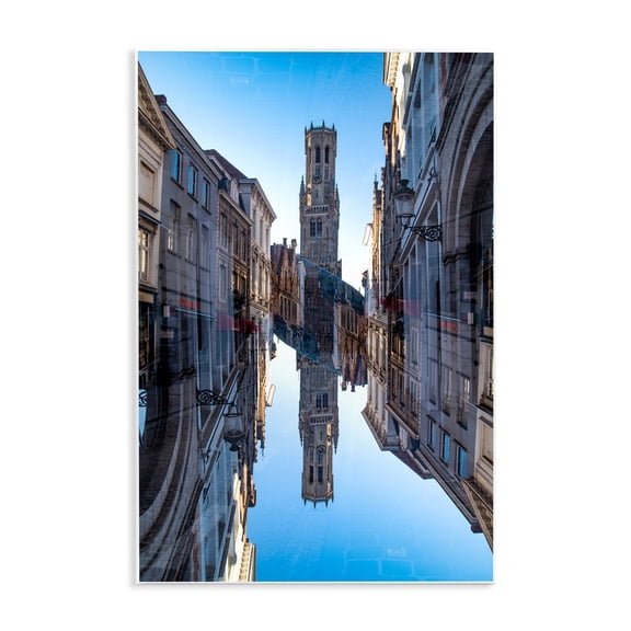 Stupell Industries Historical Urban Reflection Wall Plaque Art design by Robin Vandenabeele, 19 x 13