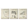 thumbnail image 1 of Stupell Hockey Sports Patent Athletic Equipment Diagram Skates Net Canvas Wall Art, 24 x 30, Design by Karl Hronek, 1 of 5