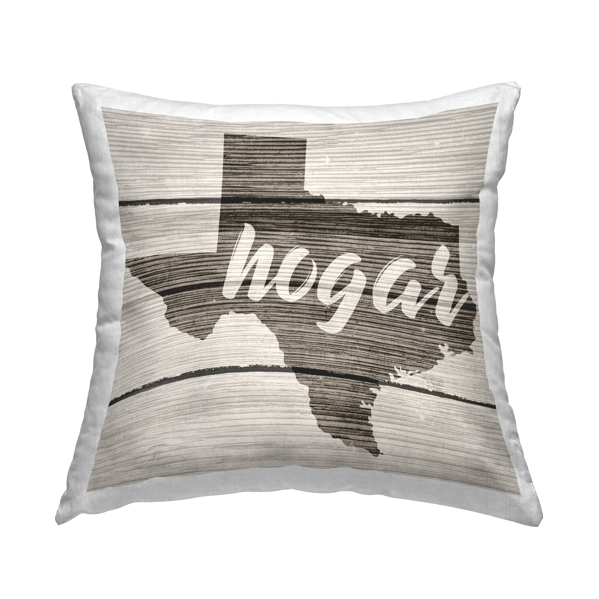 Stupell Industries Hogar Estado de Texas Decorative Printed Throw Pillow, 18 x 7 x 18