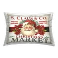 thumbnail image 1 of Stupell Industries Holiday Christmas Market Decorative Printed Throw Pillow, 14 x 20, 1 of 8