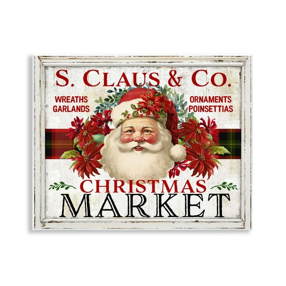 Stupell Industries Holiday Christmas Market Holiday Painting Unframed Art Prints Wall Art, 14 x 11