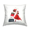 thumbnail image 1 of Stupell Industries Holiday Glam Shopping Boxes Decorative Printed Throw Pillow, 18 x 18, 1 of 8