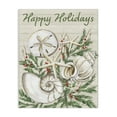thumbnail image 1 of Stupell Industries Holiday Seashells & Holly Holiday Painting Wrapped Canvas Art Print Wall Art, 36 x 48, 1 of 8
