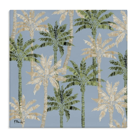 Stupell Industries Hollywood Palms Toss Canvas Wall Art design by Paul Brent, 24 x 24