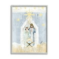 thumbnail image 1 of Stupell Industries Holy Night Holiday Nativity Stable Yellow Stars, 24 x 30, Design by Andi Metz, 1 of 7