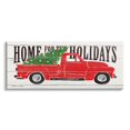 thumbnail image 1 of Stupell Industries Home For Holidays Phrase Vintage Red Truck Christmas, 24 x 10, Design by Stephanie Workman Marrott, 1 of 5