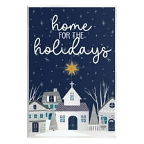 Stupell Industries Home For The Holidays Night Sky Graphic Art Unframed Art Print Wall Art, Design by Linda Birtel