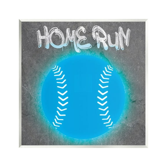 Stupell Industries Home Run Urban Sports Sports Painting Unframed Art Print Wall Art, 12 x 12