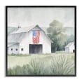 thumbnail image 1 of Stupell Industries Traditional Home USA Flag Barn Black Framed Giclee Art, 12 x 12, by Kim Allen, 1 of 8