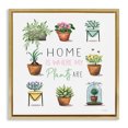 thumbnail image 1 of Stupell Industries Cottage Home Where Plants Are Gold Floating Frame Canvas Art, 18 x 18, by Elizabeth Tyndall, 1 of 8