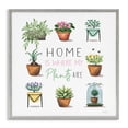 thumbnail image 1 of Stupell Industries Cottage Home Where Plants Are Gray Framed Giclee Art, 12 x 12, by Elizabeth Tyndall, 1 of 8