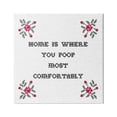 thumbnail image 1 of Stupell Industries Home Where You Poop Most Comfortably Funny Bathroom, 17 x 17, Design by Daphne Polselli, 1 of 6