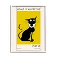 thumbnail image 1 of Stupell Industries Home's Where Cat Is Phrase Funny Fashion Feline, 11 x 14, Design by Ayse, 1 of 7