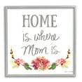 thumbnail image 1 of Stupell Industries Home's Where Mom Is Pink Floral Family Sentiment, 12 x 12, Designed by Lanie Loreth, 1 of 8