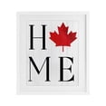 thumbnail image 1 of Stupell Industries Home with Maple Leaf White Framed Print Under Glass design by Lil' Rue, 16 x 13, 1 of 10