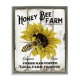 thumbnail image 1 of Stupell Industries Honey Bee Farm Insects Painting Gray Floater Framed Canvas Art Print Wall Art, 25 x 31, 1 of 10