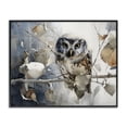 thumbnail image 1 of Stupell Industries Farmhouse Hoot Owl on Autumn Branch Black Framed Giclee Art, 14 x 11, by Franklyn Gregory, 1 of 8
