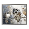 thumbnail image 1 of Stupell Industries Farmhouse Hoot Owl on Autumn Branch Gray Floating Frame Canvas Art, 21 x 17, by Franklyn Gregory, 1 of 8