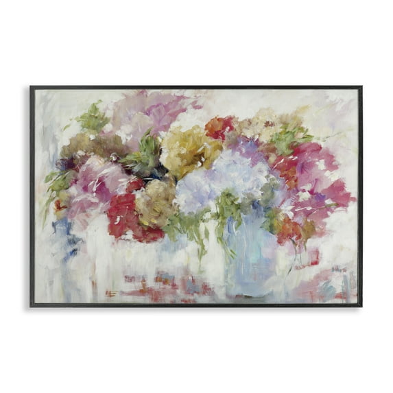 Stupell Industries Hope Springs Bouquets Black Framed Giclee Art design by Mary Parker Buckley, 12 x 18