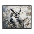 thumbnail image 1 of Stupell Industries Farmhouse Horned Owl Perched Black Framed Giclee Art, 14 x 11, by Franklyn Gregory, 1 of 8