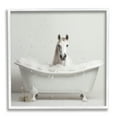 thumbnail image 1 of Stupell Industries Horse Bubble Bath Animals & Insects Painting White Framed Art Print Wall Art, 12 x 12, 1 of 9