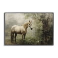 thumbnail image 1 of Stupell Industries Traditional Horse in Forest Woods Black Framed Giclee Art, 18 x 12, by Petals Prints Design, 1 of 8