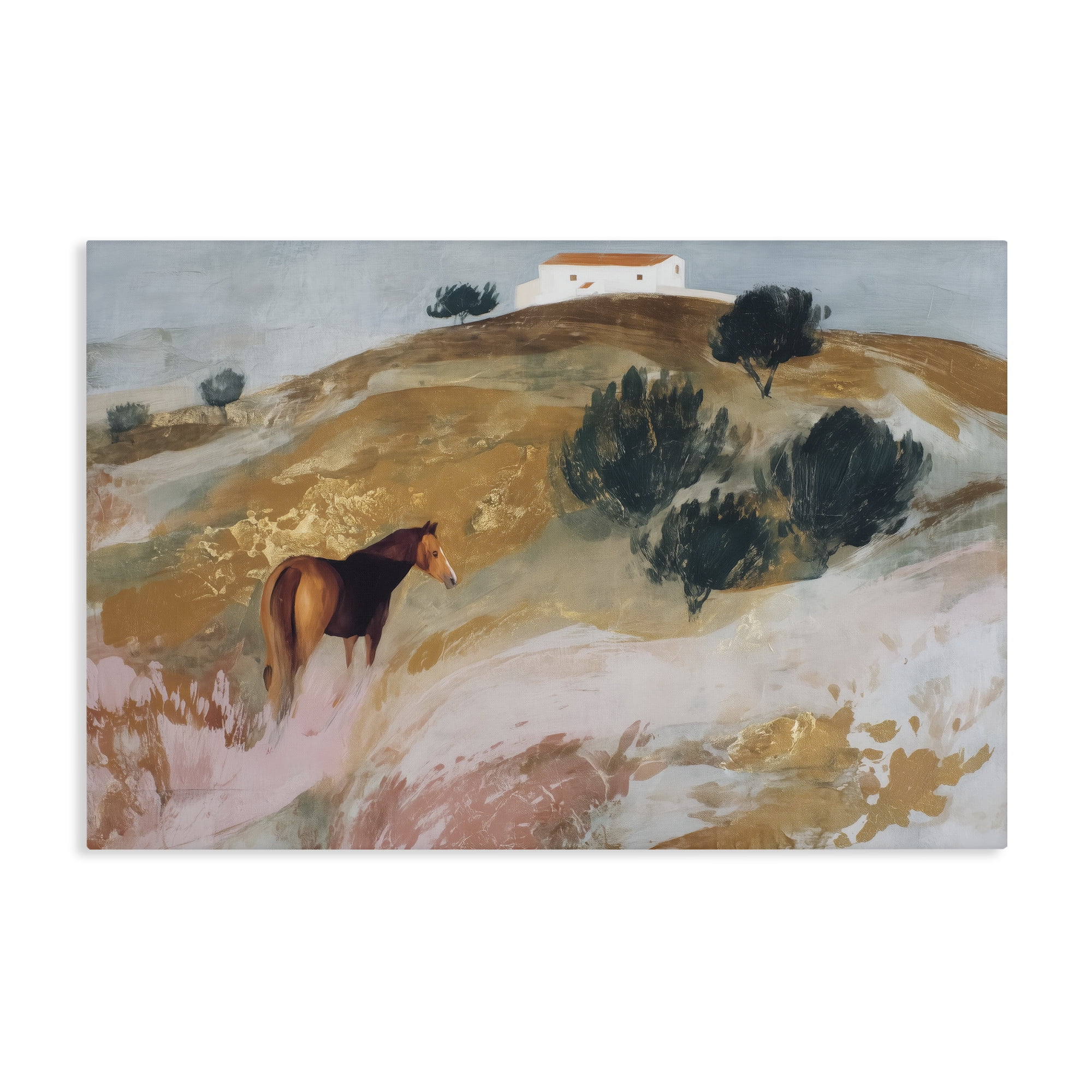 Stupell Industries Horse in Tuscan Countryside Canvas Wall Art, design by Chromatic Storm Studio