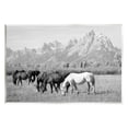 thumbnail image 1 of Stupell Industries Horses Grazing by Mountains Animals & Insects Photography Unframed Art Print Wall Art, 15 x 10, 1 of 7