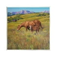 thumbnail image 1 of Stupell Industries Horses Grazing in Meadow Animals & Insects Painting Unframed Art Print Wall Art, 12 x 12, 1 of 7