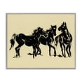 thumbnail image 1 of Stupell Industries Horses in Motion Study Gray Framed Giclee Art design by Victoria Barnes, 11 x 14, 1 of 8
