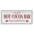 thumbnail image 1 of Stupell Industries Hot Cocoa Bar Winter Beverage Holiday Painting Gray Framed Art Print Wall Art, 1 of 7