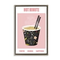 thumbnail image 1 of Hot Minute Cup of Noodles Brown Floating Frame Canvas Art, 17 x 25, Made In USA, 1 of 8