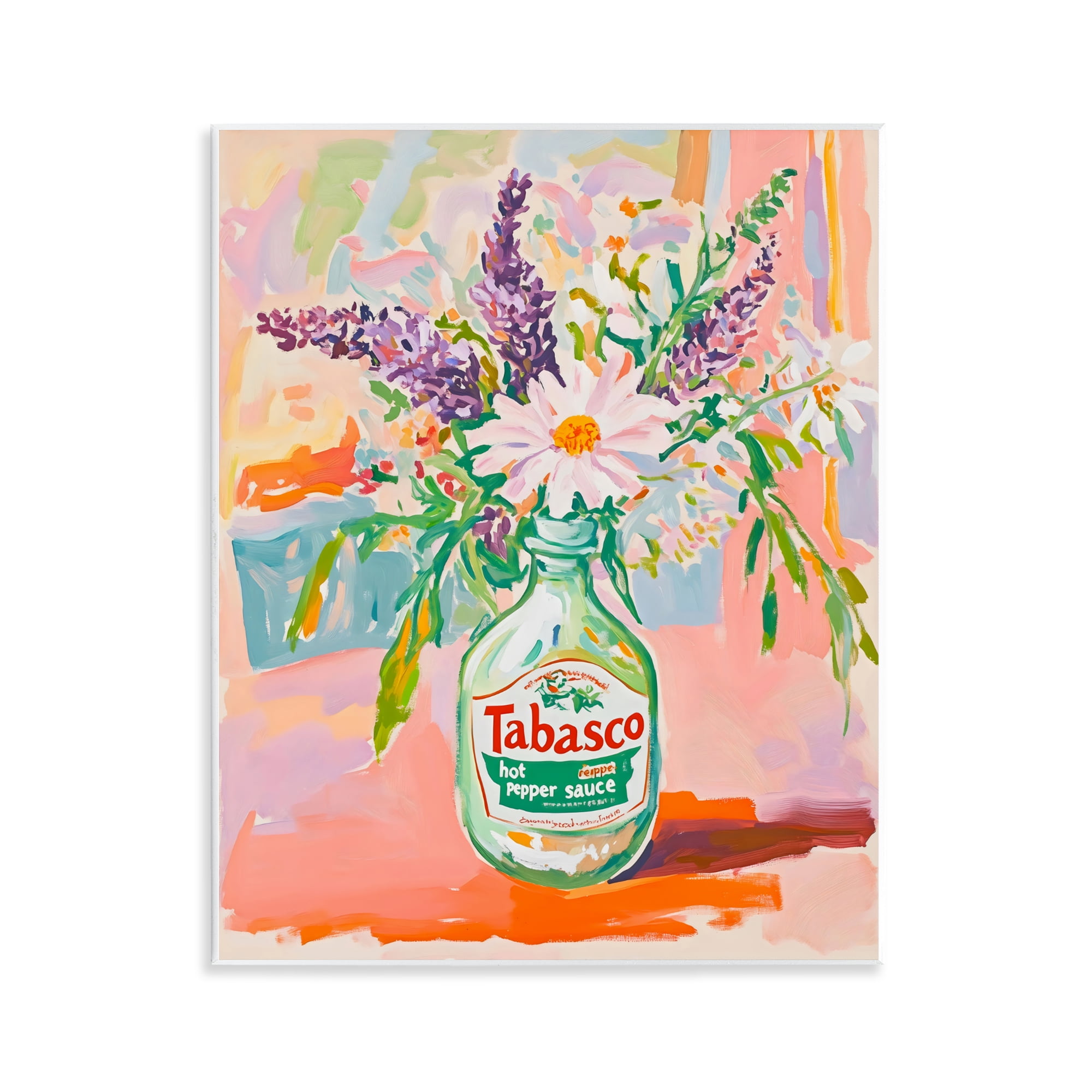 Stupell Industries Hot Sauce Bottle Bouquet Wall Plaque Art, design by The Prints Vibe