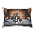 thumbnail image 1 of Stupell Industries Hound & Puppy in City Decorative Printed Throw Pillow Design by Natalie Grosse, 1 of 5