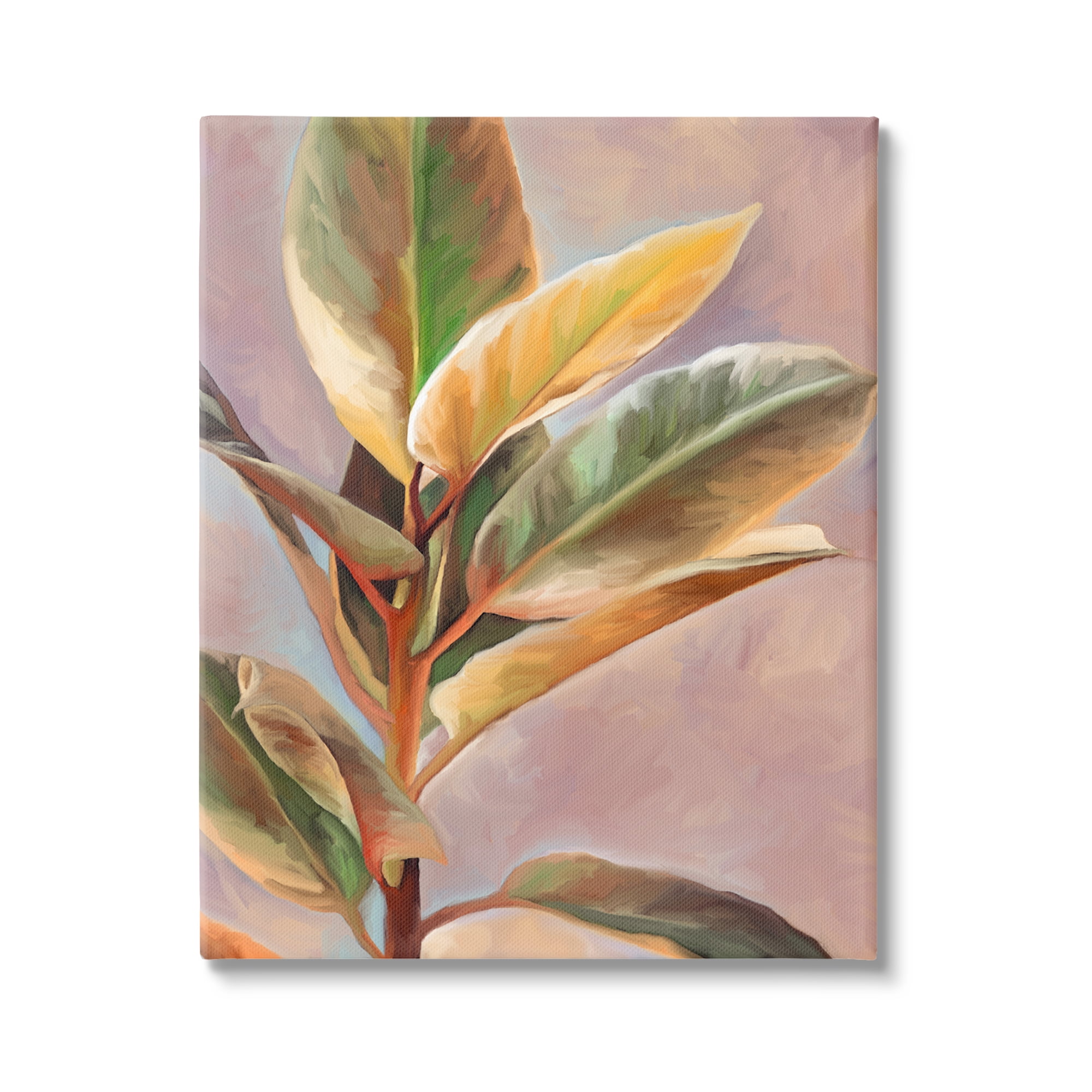 Stupell Industries House Plant Painting Botanical & Floral Painting Gallery Wrapped Canvas Print Wall Art, 36 x 48