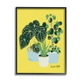 thumbnail image 1 of Stupell Industries House Plants on Yellow Botanical & Floral Painting Black Framed Art Print Wall Art, 16 x 20, 1 of 9